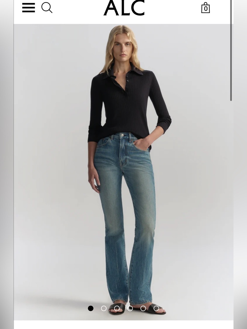 A.L.C. The 917 Slim Straight Jean